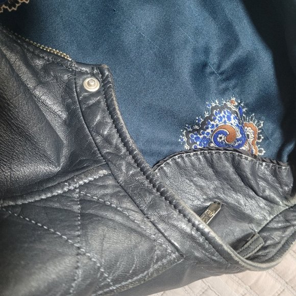 Massimo Dutti Natural Leather Woman M/ black Jackets - Picture 16 of 16